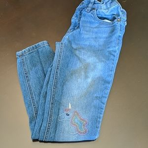 Embroidered Jeans, girls size 10